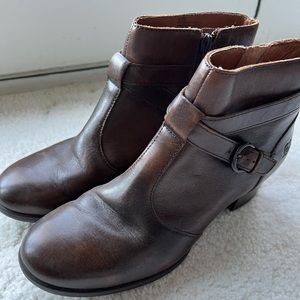 leather booties